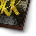 Thumbnail image 14 for Put In The Work Calligraphy - Gold Text