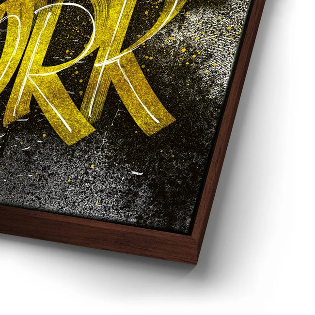 Featured image 14 for Put In The Work Calligraphy - Gold Text