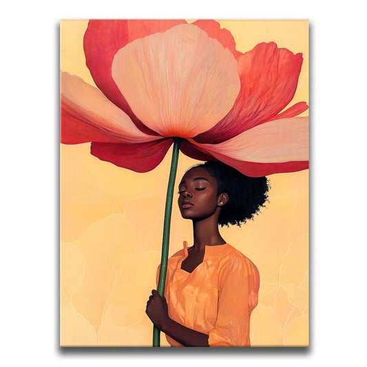 Quiet Beneath The Poppy Posters, Prints, & Visual Artwork TheGoatWallArt PORTRAIT 18x24 0.75" STANDARD