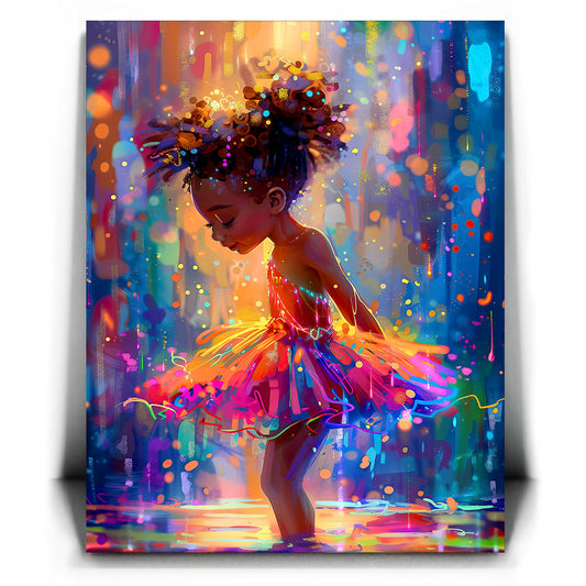 Rainbow Raindrops Posters, Prints, & Visual Artwork TheGoatWallArt PORTRAIT 18x24 0.75" STANDARD