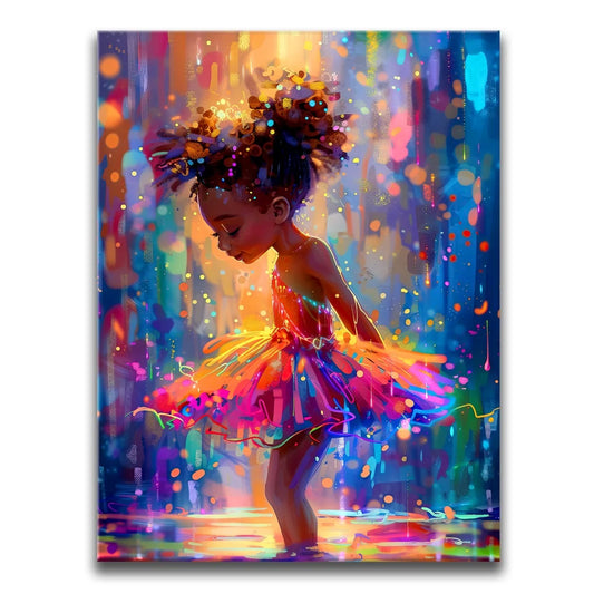 Rainbow Raindrops Posters, Prints, & Visual Artwork TheGoatWallArt PORTRAIT 18x24 0.75" STANDARD