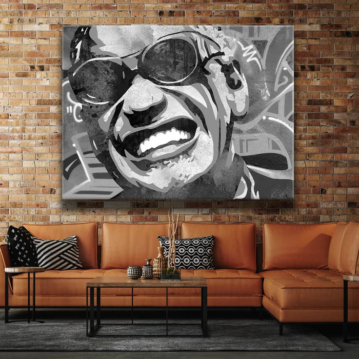 Featured image 2 for Ray Charles Canvas Set - Black & White