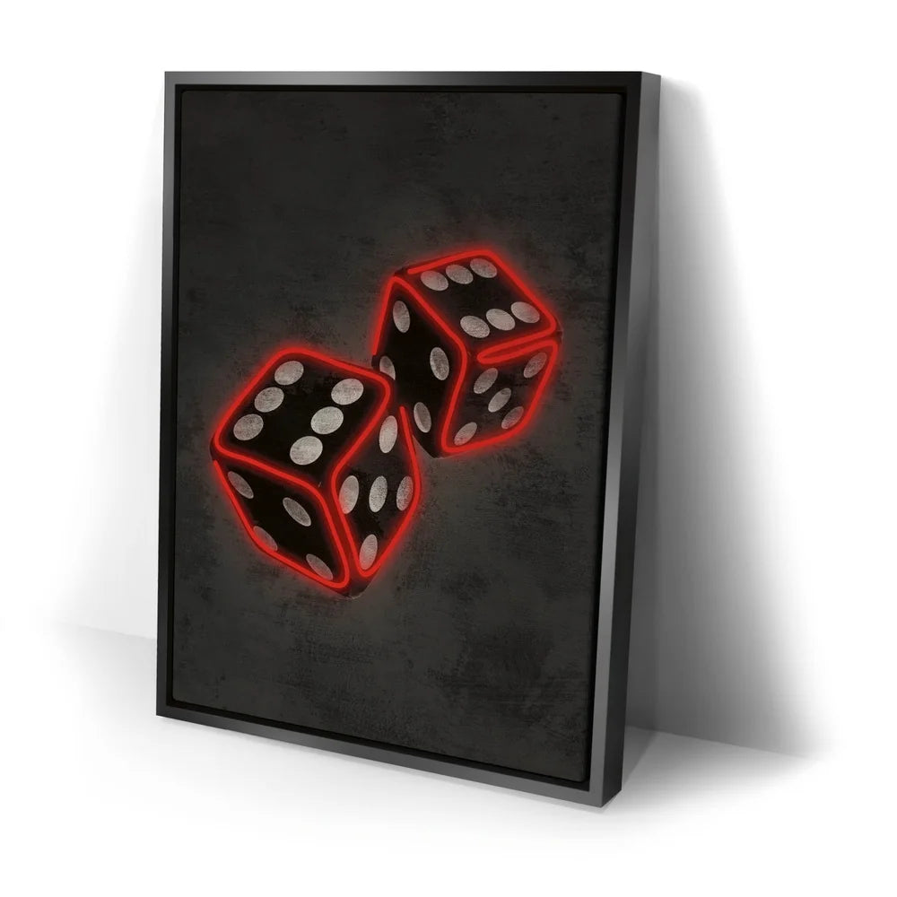 Featured image 2 for Red Dice - Neon Style