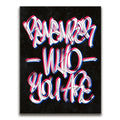 Featured image 1 for Remember Who You Are - Calligraphy - Black