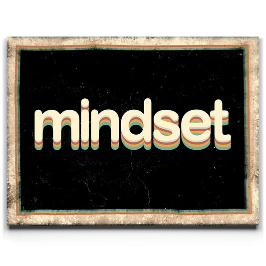 Retro Mindset I Posters, Prints, & Visual Artwork TheGoatWallArt LANDSCAPE 24x18 0.75" STANDARD