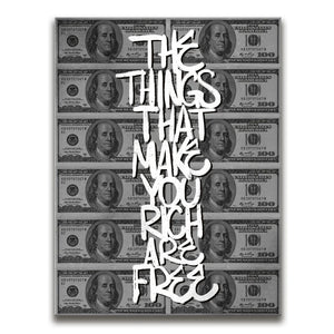 Riches Are Free - Black and White