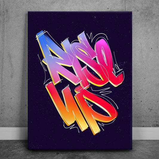 Rise Up - Calligraphy