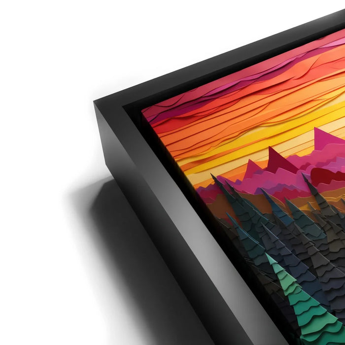 Featured image 11 for River Sunset - Paper Design Style