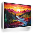 Featured image 6 for River Sunset - Paper Design Style