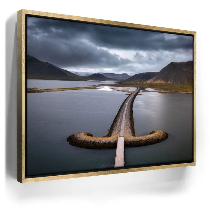 Featured image 7 for Road Over Lake & Mountain - Iceland