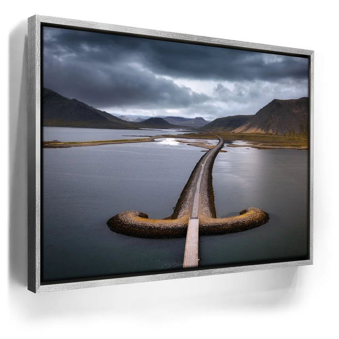 Featured image 8 for Road Over Lake & Mountain - Iceland