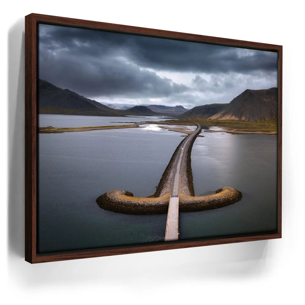 Featured image 10 for Road Over Lake & Mountain - Iceland