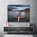 Thumbnail image 2 for Road Over Lake & Mountain - Iceland