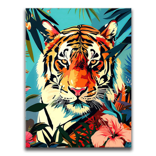 Royal Roar - Tiger Majesty Posters, Prints, & Visual Artwork TheGoatWallArt PORTRAIT 18x24 0.75" STANDARD