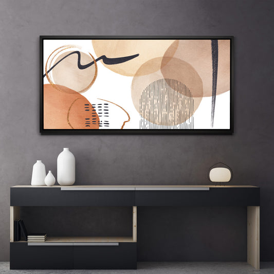 Rustic Nomad - Boho Posters, Prints, & Visual Artwork TheGoatWallArt LANDSCAPE - WIDE 30x15 1.70" BLACK FRAME