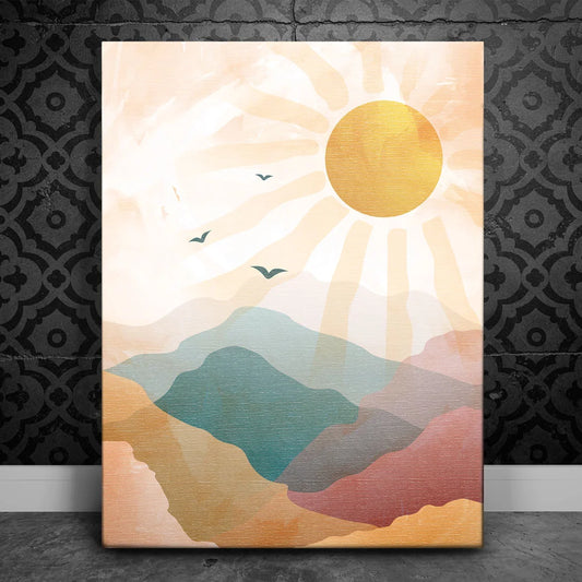 Rustic Sunbeams - Boho Posters, Prints, & Visual Artwork TheGoatWallArt PORTRAIT 18x24 0.75" STANDARD