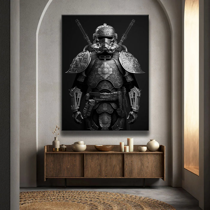 Featured image 2 for Samurai Stormtrooper - Black and White