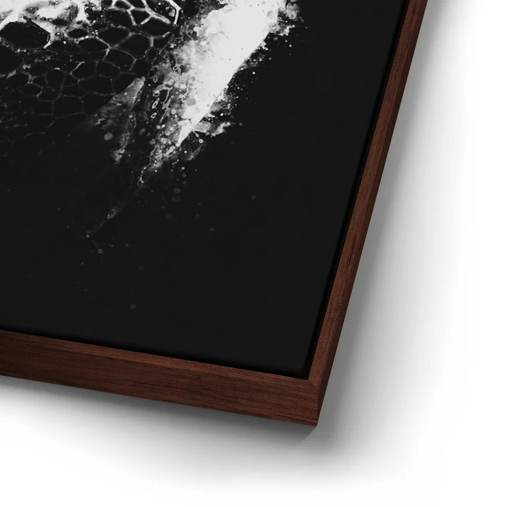 Featured image 14 for Sea Turtle - Watercolor - Black and White