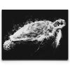 Featured image 1 for Sea Turtle - Watercolor - Black and White