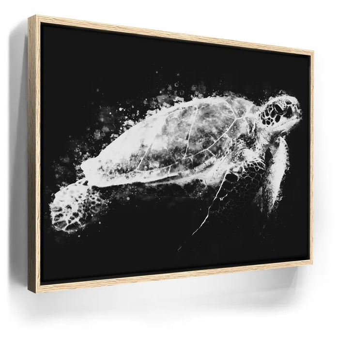 Featured image 9 for Sea Turtle - Watercolor - Black and White