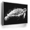 Featured image 8 for Sea Turtle - Watercolor - Black and White