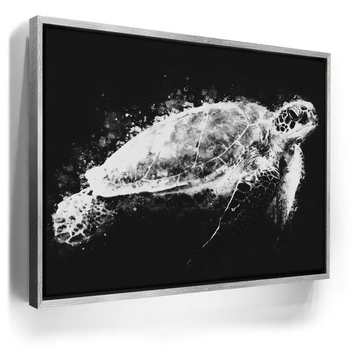 Featured image 8 for Sea Turtle - Watercolor - Black and White