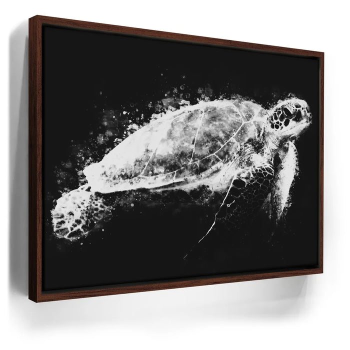 Featured image 10 for Sea Turtle - Watercolor - Black and White