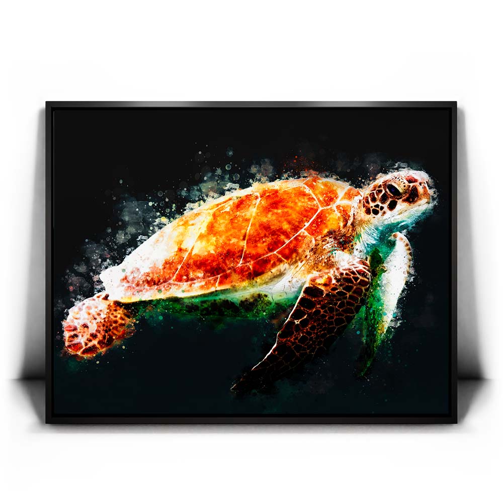 Sea Turtle - Watercolor