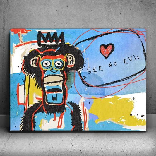 See No Evil - Basquiat Style