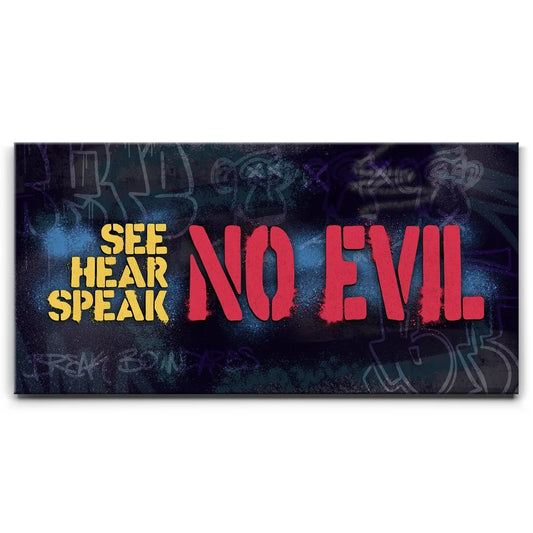 See, Hear, Speak No Evil - Graffiti