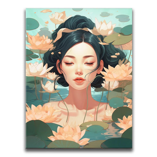 Serenade of Lilies Posters, Prints, & Visual Artwork TheGoatWallArt PORTRAIT 18x24 0.75" STANDARD