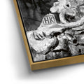 Thumbnail image 12 for Skeleton Smoking - Van Gogh Warhol Mashup - B & W