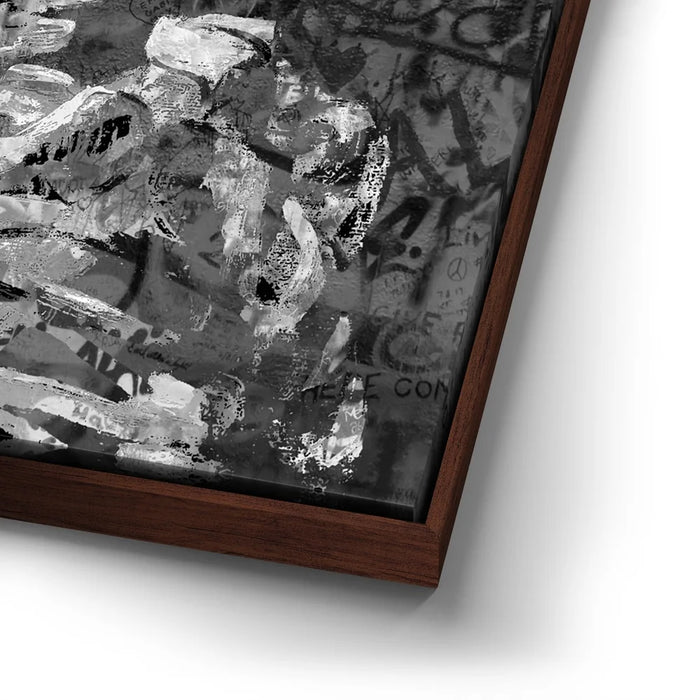 Featured image 14 for Skeleton Smoking - Van Gogh Warhol Mashup - B & W