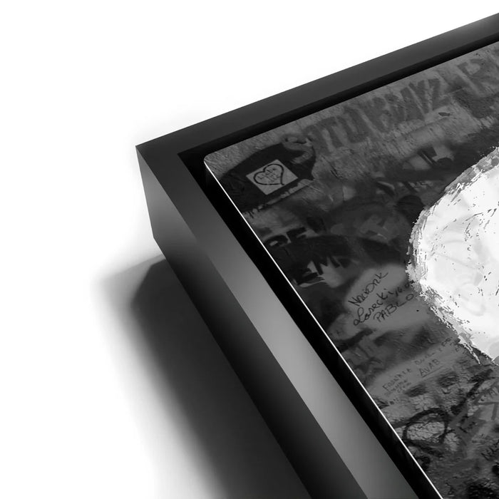 Featured image 11 for Skeleton Smoking - Van Gogh Warhol Mashup - B & W