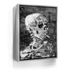 Featured image 8 for Skeleton Smoking - Van Gogh Warhol Mashup - B & W