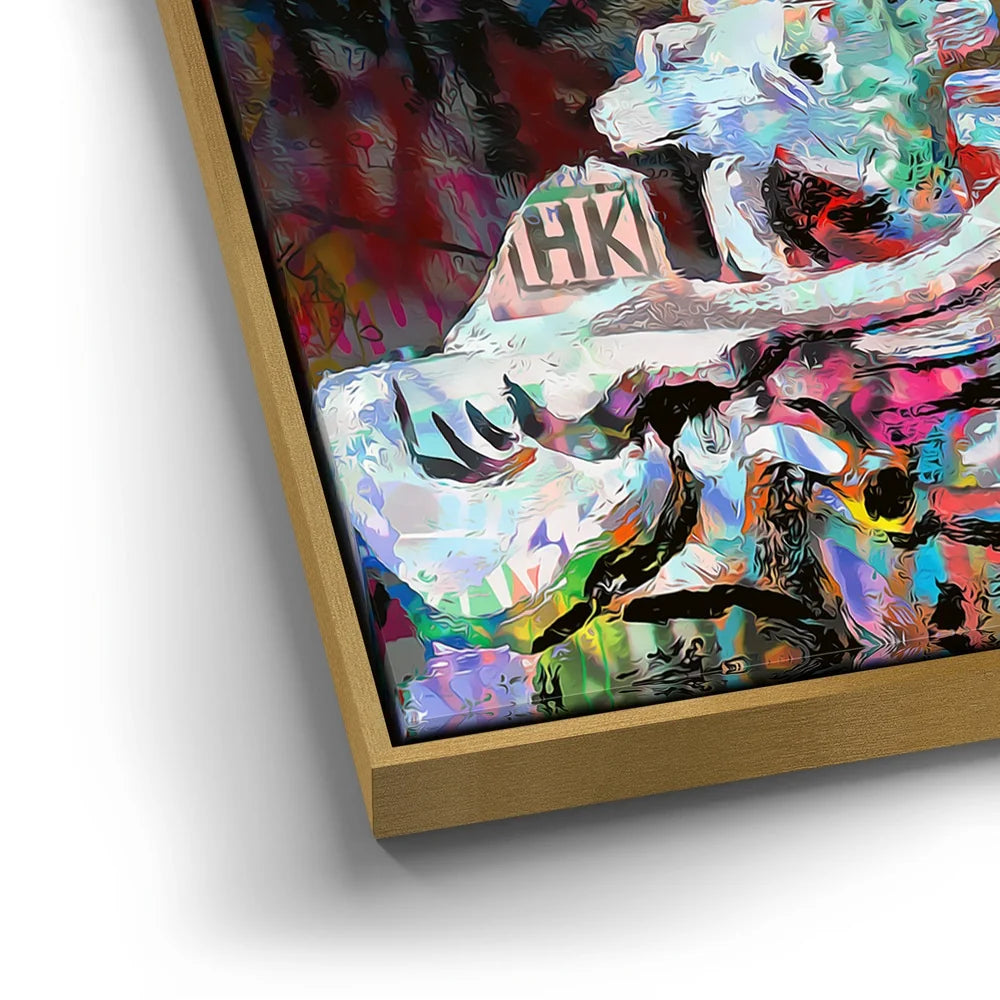 Featured image 12 for Skeleton Smoking - Van Gogh Warhol Mashup