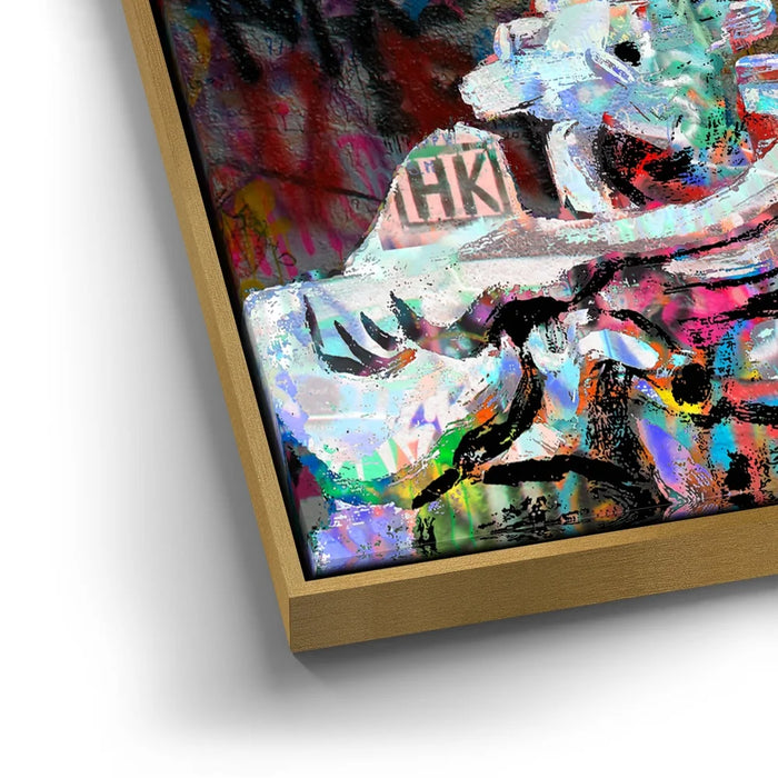 Featured image 12 for Skeleton Smoking - Van Gogh Warhol Mashup