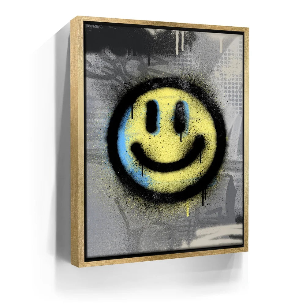 Smile-Graffiti-CanvasWallArt-