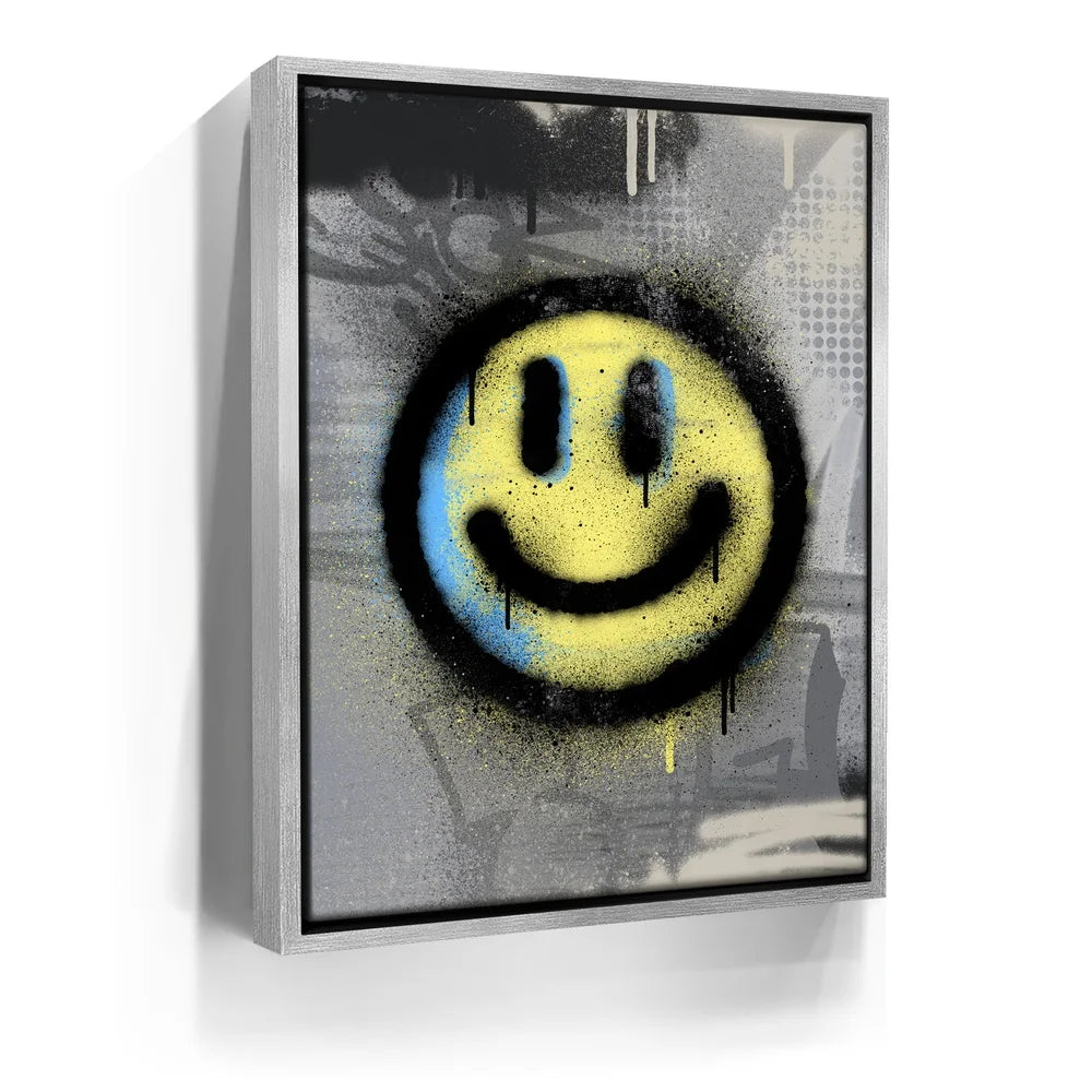 Smile-Graffiti-CanvasWallArt-