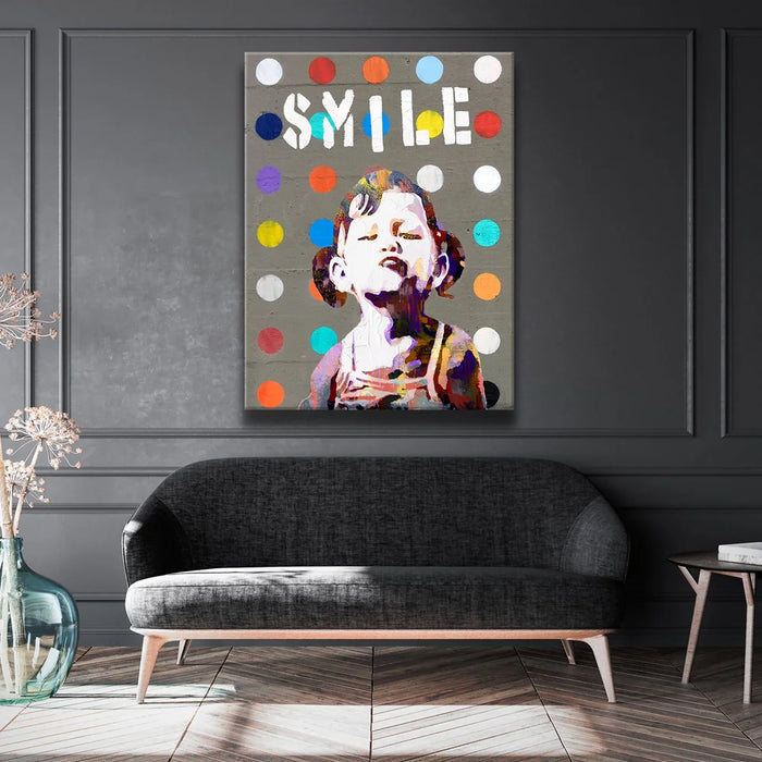 Featured image 2 for Smile Girl - Banksy Warhol Mashup