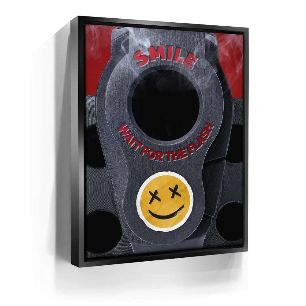 Smile, Wait For The Flash – TheGOATWallArt