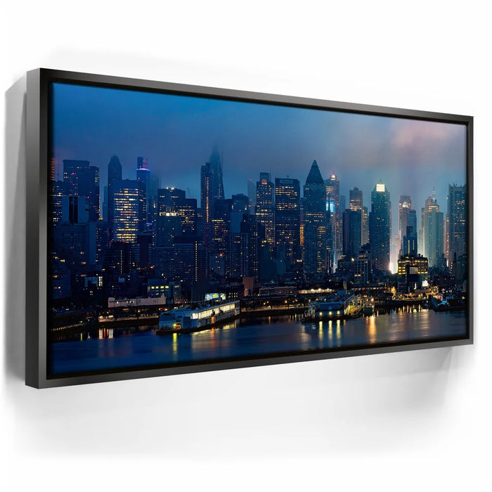 Featured image 5 for Smokey Midtown Manhattan Skyline Panoramic View At Night - 1 Of 2