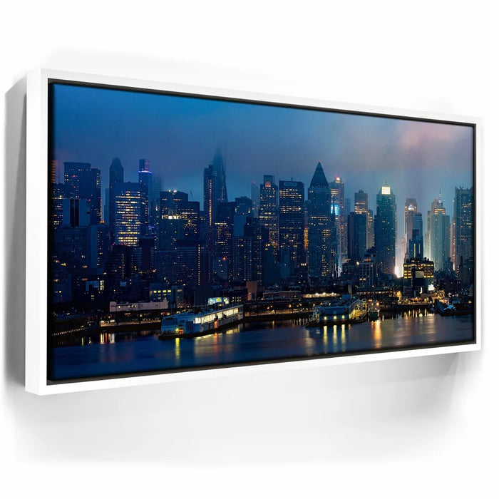 Featured image 6 for Smokey Midtown Manhattan Skyline Panoramic View At Night - 1 Of 2