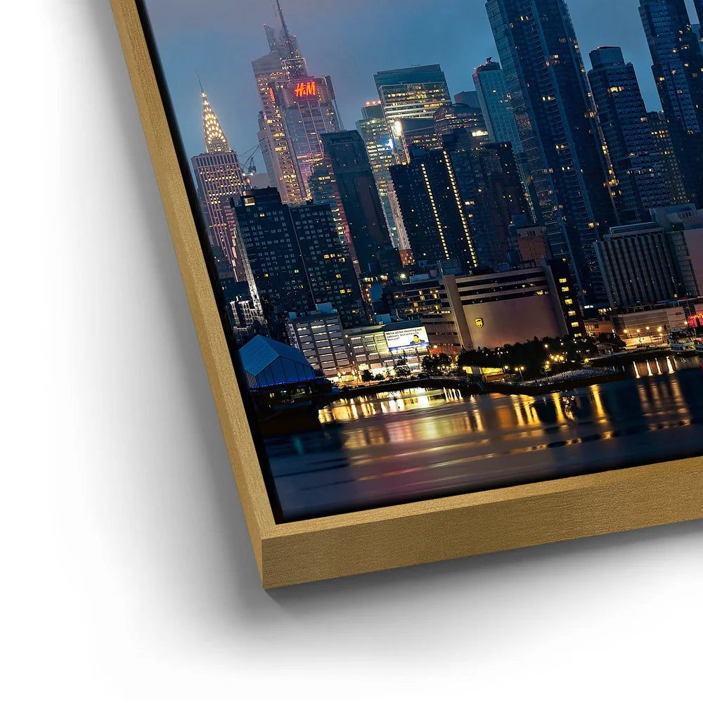 Featured image 12 for Smokey Midtown Manhattan Skyline Panoramic View At Night - 2 Of 2