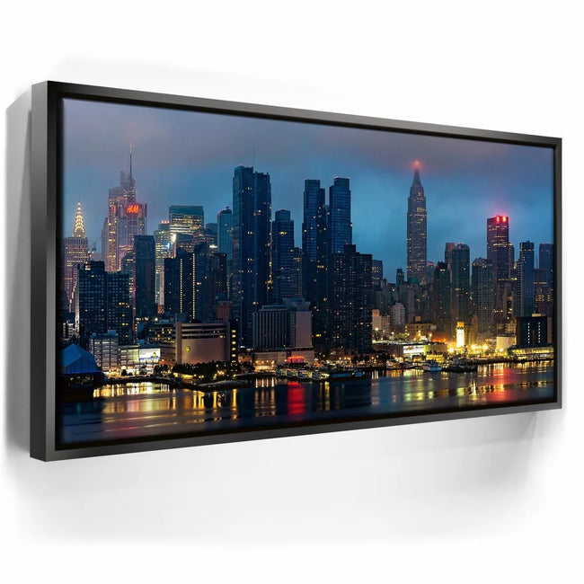Featured image 5 for Smokey Midtown Manhattan Skyline Panoramic View At Night - 2 Of 2