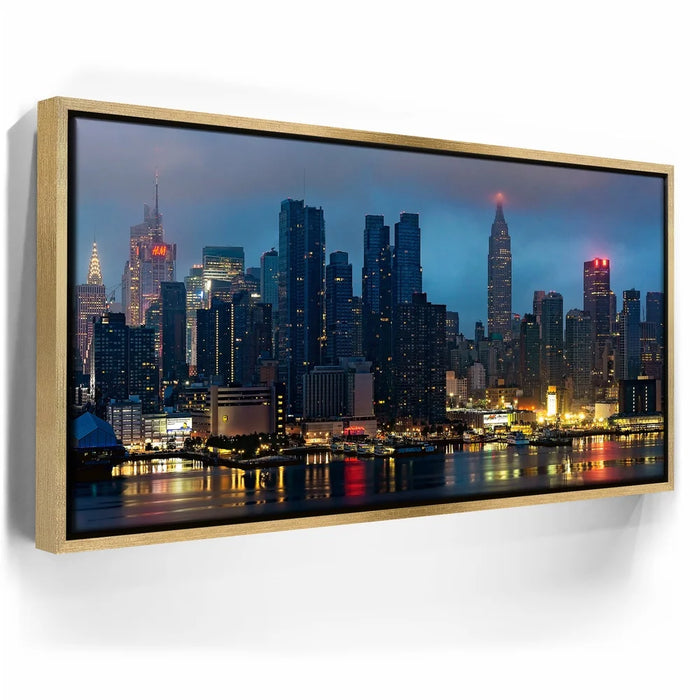 Featured image 7 for Smokey Midtown Manhattan Skyline Panoramic View At Night - 2 Of 2