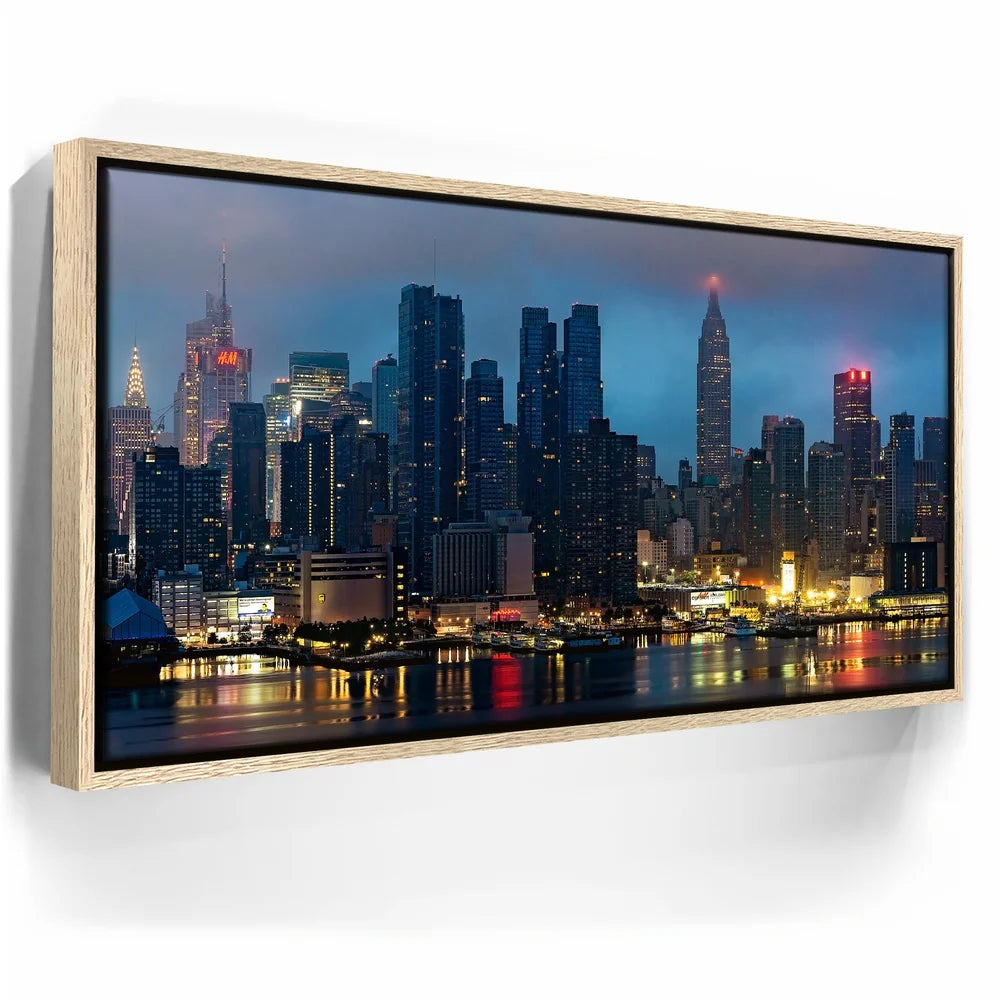 Featured image 9 for Smokey Midtown Manhattan Skyline Panoramic View At Night - 2 Of 2