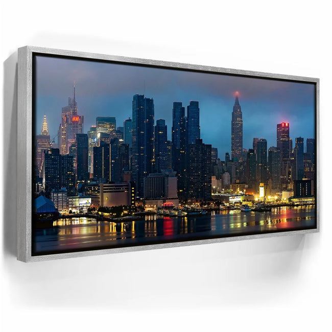 Featured image 8 for Smokey Midtown Manhattan Skyline Panoramic View At Night - 2 Of 2
