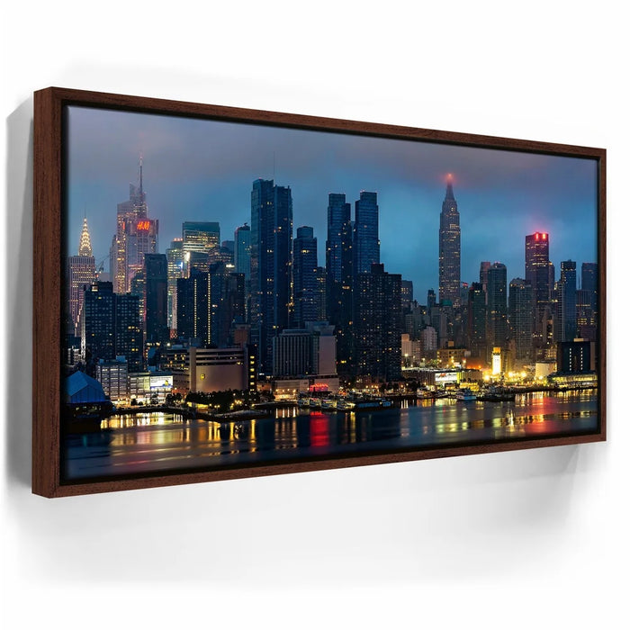 Featured image 10 for Smokey Midtown Manhattan Skyline Panoramic View At Night - 2 Of 2