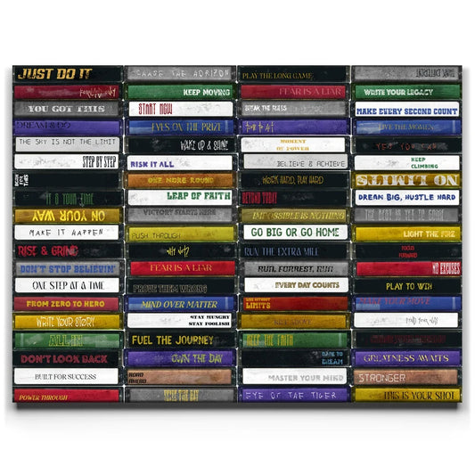 Soundtracks For Success Posters, Prints, & Visual Artwork TheGoatWallArt LANDSCAPE 24x18 0.75" STANDARD